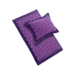 Tapis d’acupression en lin naturel avec oreiller